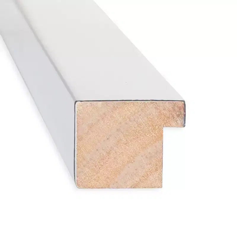 Specchio da parete per bagno con cornice in vero legno, colore argento a bassa lucentezza, 99 x 68,5 cm, non bisellato, hardware incluso