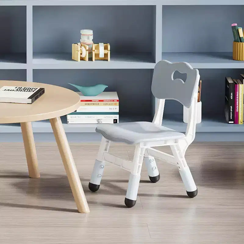 Sedia per bambini (confezione da 2), sedia per bambini in plastica regolabile in altezza a 3 livelli (età 2-6 anni) - Ideale per uso domestico, in classe e all'asilo