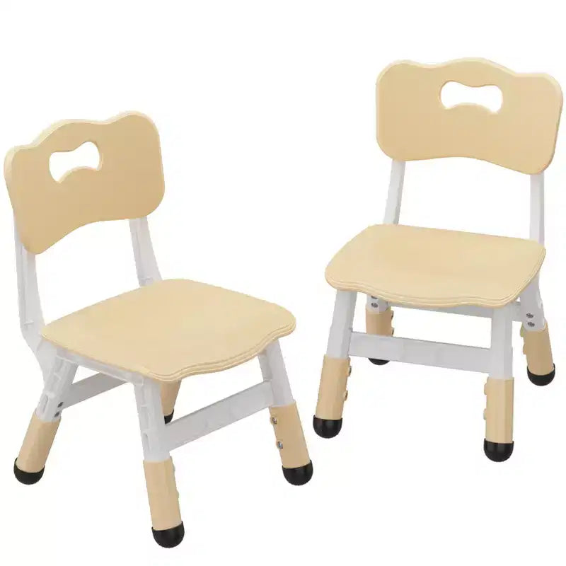 Sedia per bambini (confezione da 2), sedia per bambini in plastica regolabile in altezza a 3 livelli (età 2-6 anni) - Ideale per uso domestico, in classe e all'asilo
