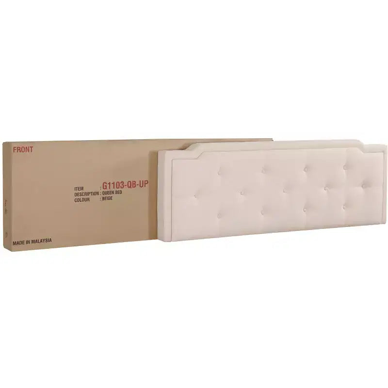 Letto matrimoniale regolabile con rivestimento in twill e similpelle