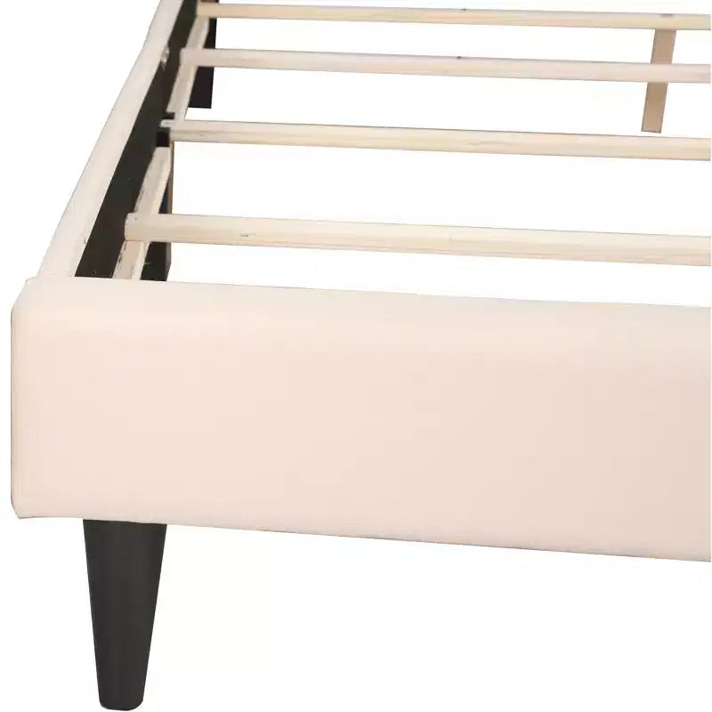 Letto matrimoniale regolabile con rivestimento in twill e similpelle